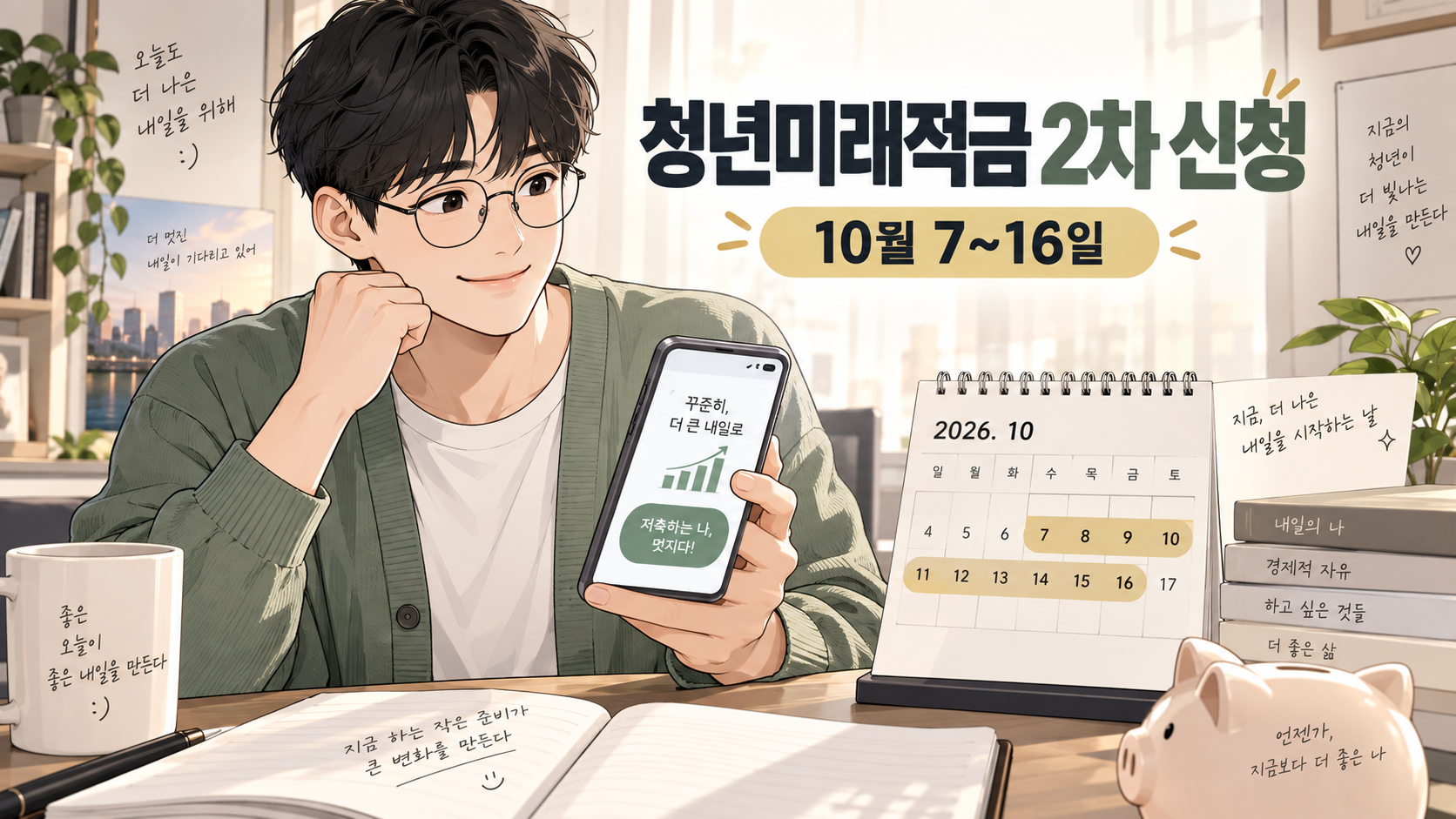 2026 청년미래적금 2차 신청 대표 웹툰 이미지