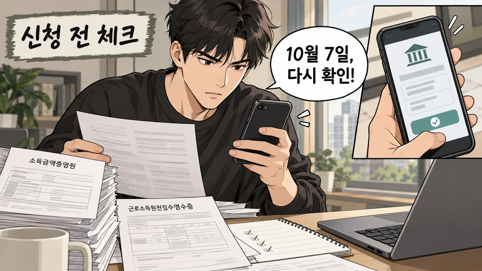 청년미래적금 신청 전 체크리스트 웹툰