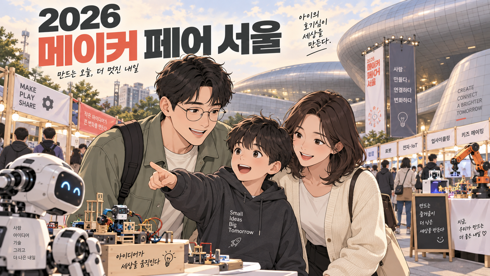 DDP에서 열리는 2026 메이커 페어 서울 웹툰 대표 이미지
